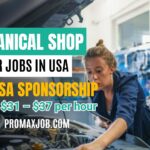 Mechanical Shop Laborer in USA