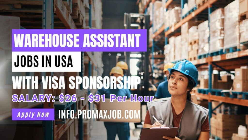 Warehouse Assistant Jobs in USA