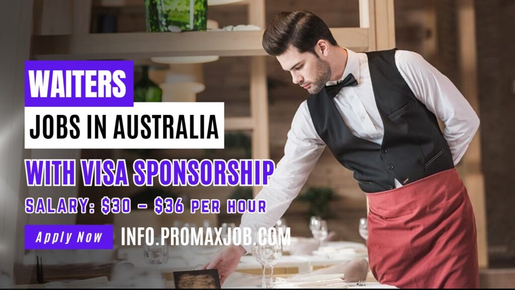 Waiter Jobs in Australia